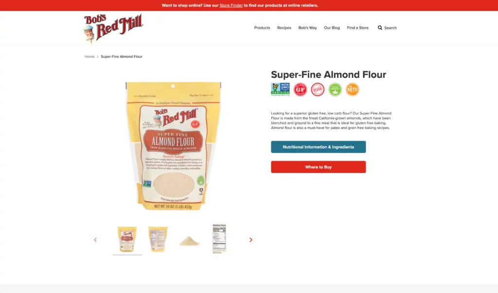 Bob’s Red Mill Super-Fine Almond Flour